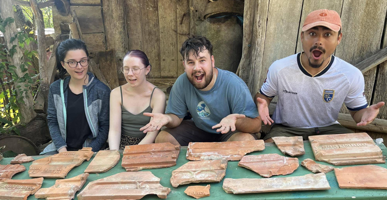 What the Romans did for us. Zoomorphism in the ancient context and how it transferred to ceramic roof tiles, in countries once in the Roman Empire.